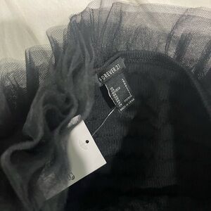 Forever 21 Classic Black tube top. Ruffled